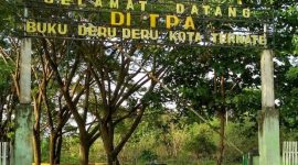 TPA Buku Deru-Deru di Kelurahan Takome. (RakyatMu)
