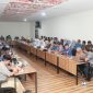 Rapat Koordinasi Terkait Model Pengelolaan Sampah Berbasis Partisipasi Warga di Kantor Bappelitbangda Kota Ternate. (RakyatMu)