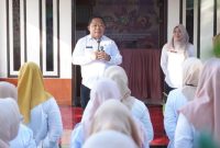 Sekda Kota Ternate Pimpin Apel Pagi di Dinas P3A. (Dok. Diskominfo)