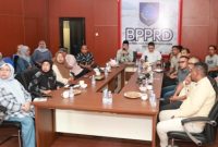 Rapat Koordinasi ETPD di ruang rapat Kantor BP2RD Kota Ternate. (Istimewa)