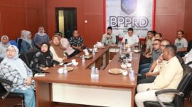 Rapat Koordinasi ETPD di ruang rapat Kantor BP2RD Kota Ternate. (Istimewa)
