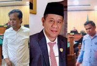 Andi Muhammad Khairul Akbar alias Puang Aso (Kanan), Lasidi Leko (Tengah) dan Andi Maramis. (RakyatMu)