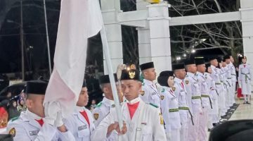 Bupati Taliabu Kukuhkan 71 Anggota Paskibraka