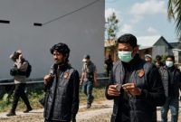 Penyidik Ditreskrimsus Polda Maluku Utara di Pulau Taliabu. (Ikhy)
