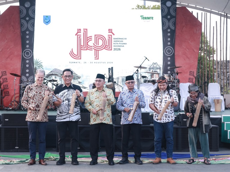 Pembukaan Rakernas JKPI 2026 di Benteng Oranje, Kota Ternate. (Ongky for RakyatMu)