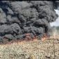Kebakaran Limbah Ban Bekas di PT IWIP pada 31 Agustus 2026. (RakyatMu)