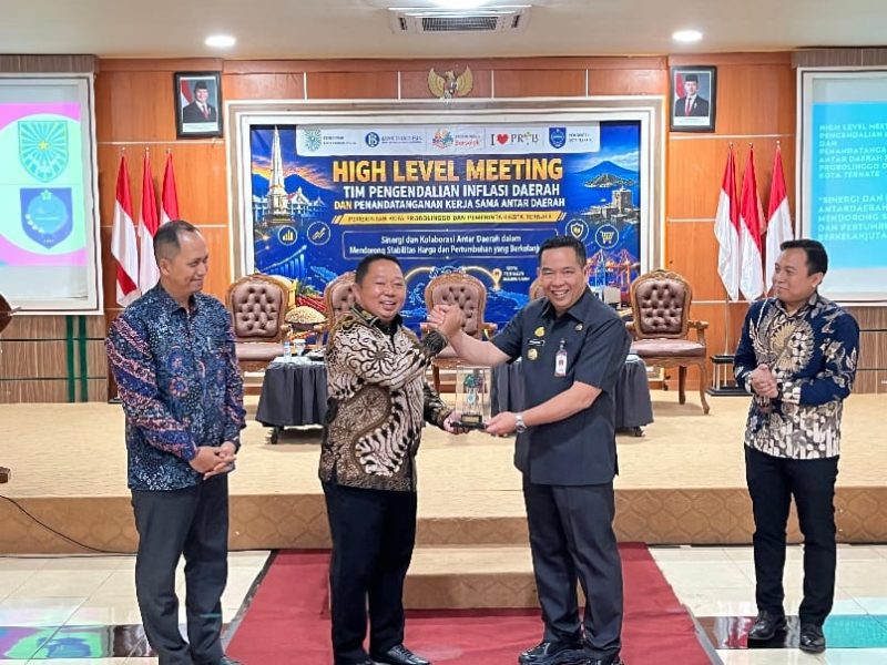 Agenda High Level Meeting Tim Pengendalian Inflasi Daerah, Kota Probolinggo. (Humas Pemkot Ternate for RakyatMu)