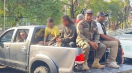 Foto: Empat Anak Punk Ditertibkan Satpol-PP Kota Ternate. (RakyatMu)
