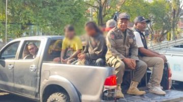 Foto: Empat Anak Punk Ditertibkan Satpol-PP Kota Ternate. (RakyatMu)