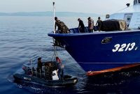 DKP Maluku Utara dan KKP Saat Melakukan Penertiban Rumpon. (Istimewa) 