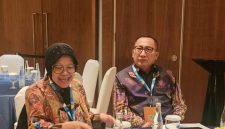 Wali Kota Ternate Bersama Ibu Tri Rismaharini (Mantan Mensos) di Forum Iklim Perkotaan 2026. (RakyatMu)