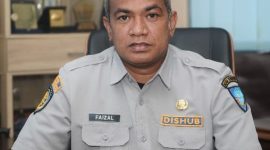Kepala Dinas Perhubungan Kota Ternate, Faizal Badarudin. (Istimewa)
