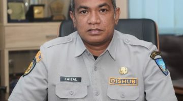 Kepala Dinas Perhubungan Kota Ternate, Faizal Badarudin. (Istimewa)