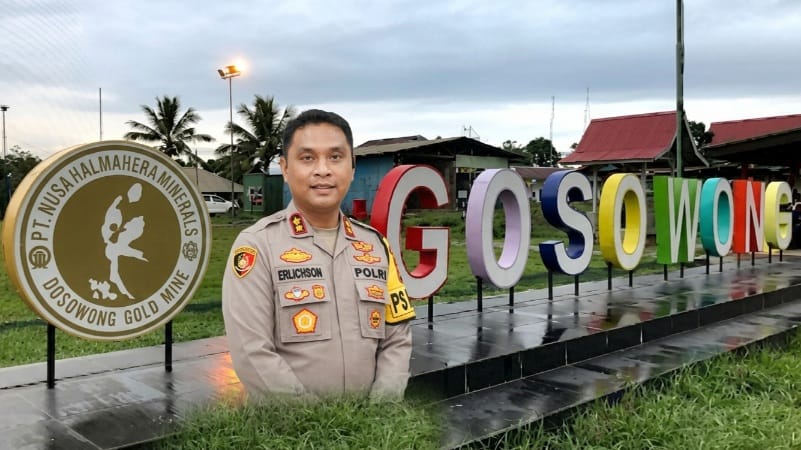 Kapolres Halmahera Utara, AKBP Erlichson Pasaribu Berlatar Belakang Gosowong