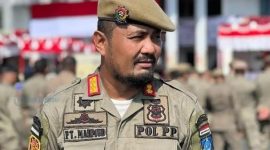 Kepala Satpol PP dan Linmas Kota Ternate, Fhandy Mahmud