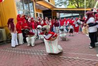 Para Pegawai BP2RD Kota Ternate Meriahkan HUT RI. (Istimewa)