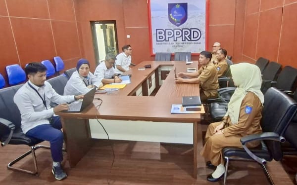 PT Pelindo (Persero) Regional 4 Cabang Ternate menggelar pertemuan dengan BP2RD Kota Ternate