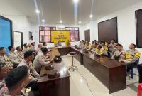 Koordinasi dan percepatan penggunaan IKD di Polres Pulau Taliabu. (RakyatMu)