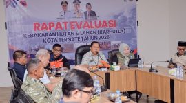 Rapat Evaluasi Karhutla Kota Ternate