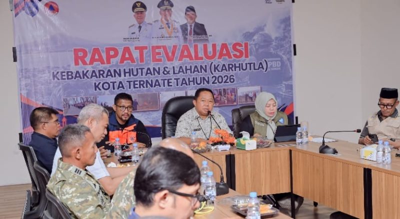 Rapat Evaluasi Karhutla Kota Ternate