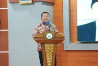 Sekda Kota Ternate, Dr. Rizal Marsaoly saat Jadi Pemateri di Ajang Peringatan Hari Pangan Sedunia. (Matox for RakyatMu)